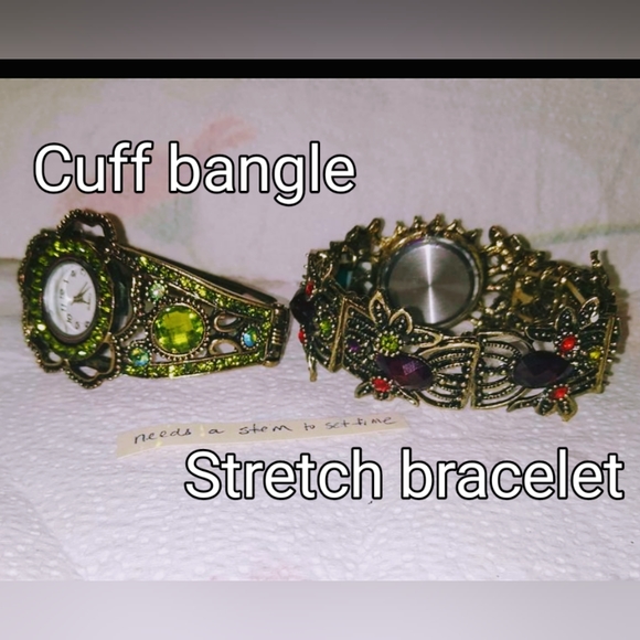 Jeweled Watch Bracelets Lot for Repair - Picture 13 of 16